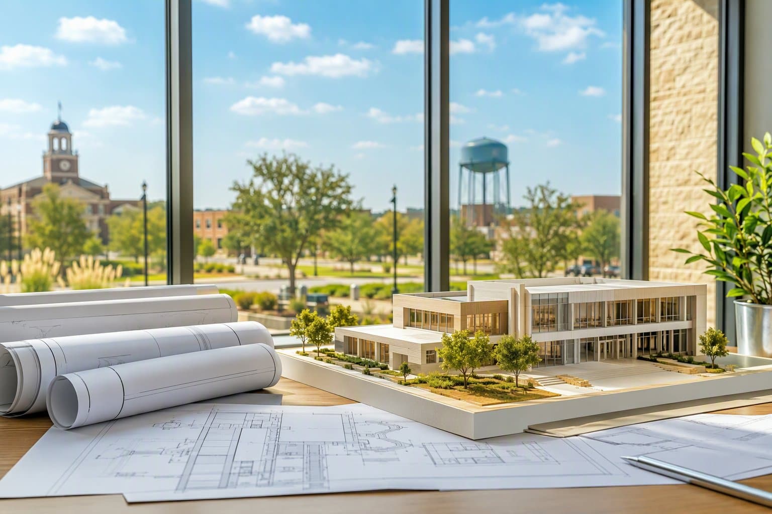 Courts building expansion plans - illustration, Jake Team LLC