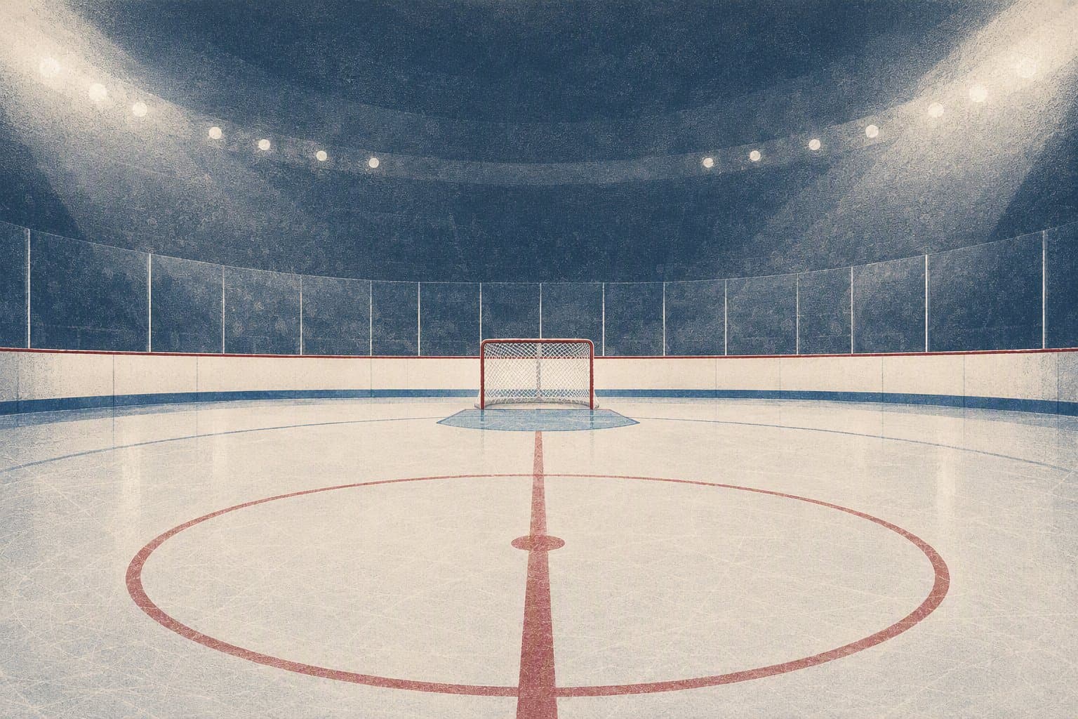 Hockey Shootout Tension - illustration, Jake Team LLC