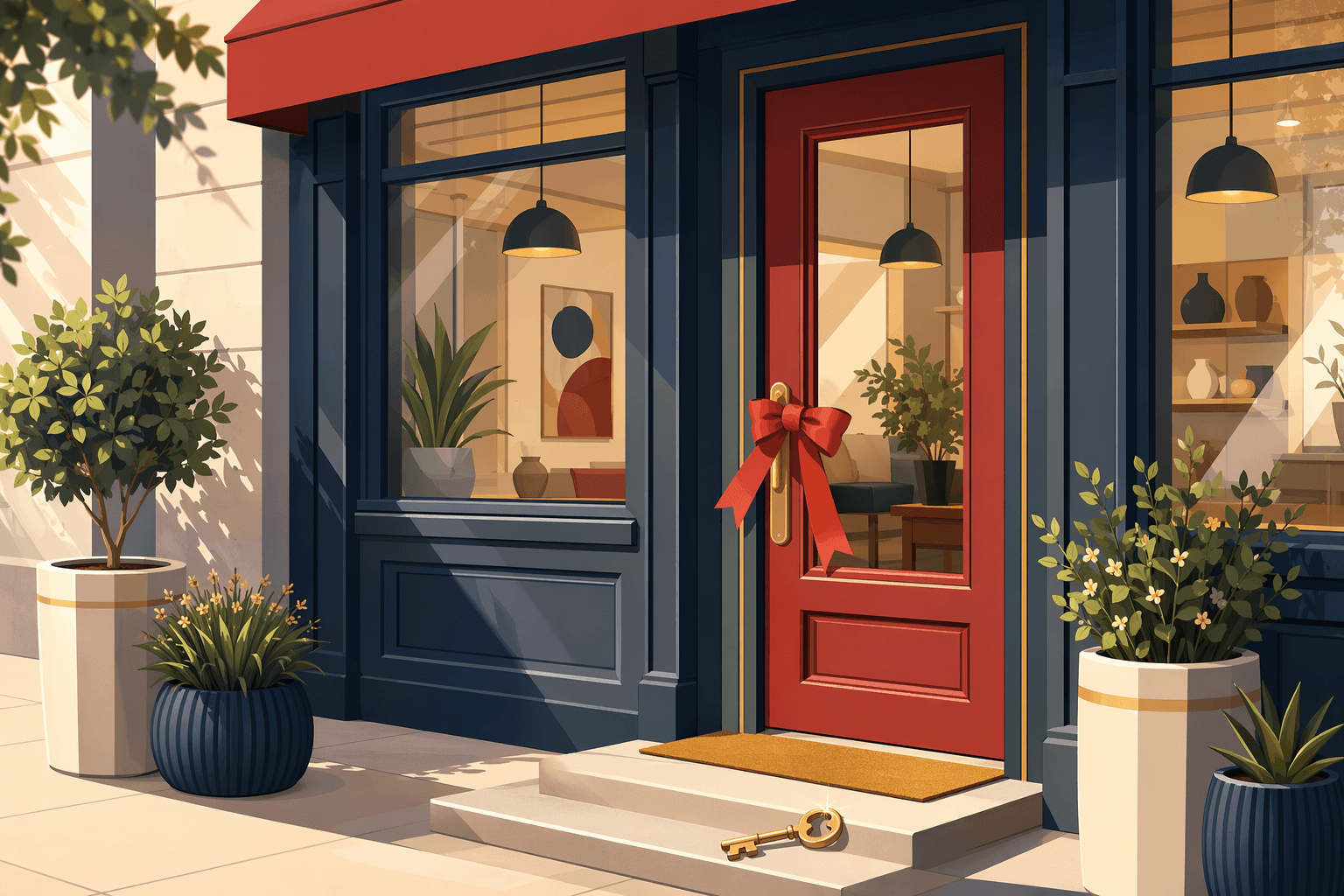 New Business Opening - illustration, Jake Team LLC
