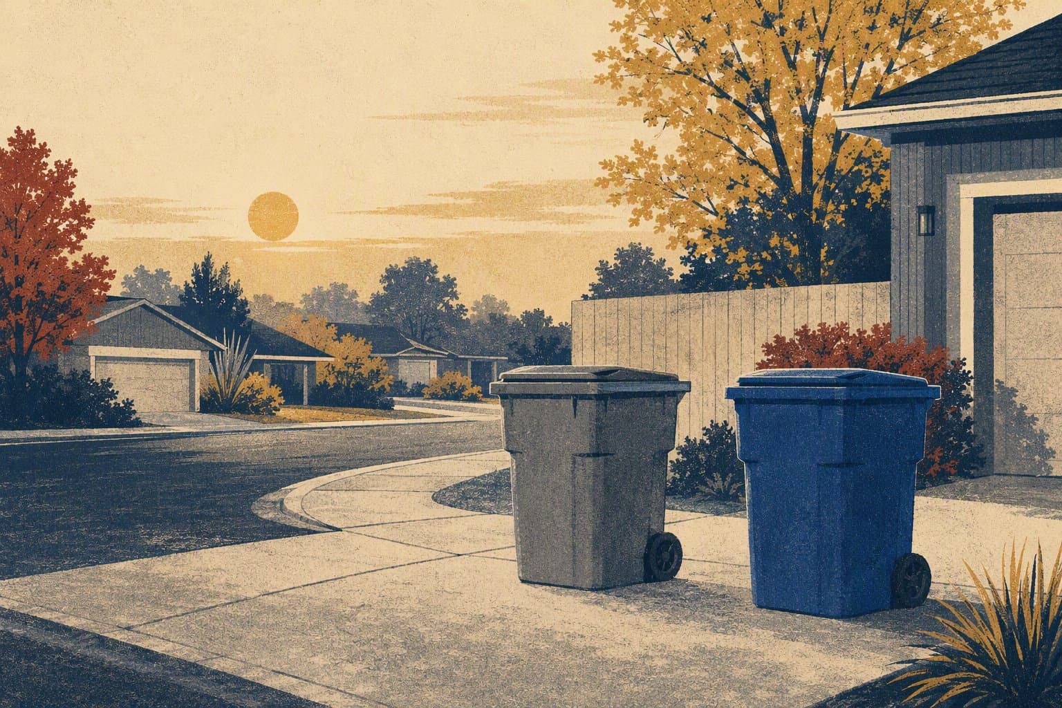 civic waste management - illustration, Jake Team LLC