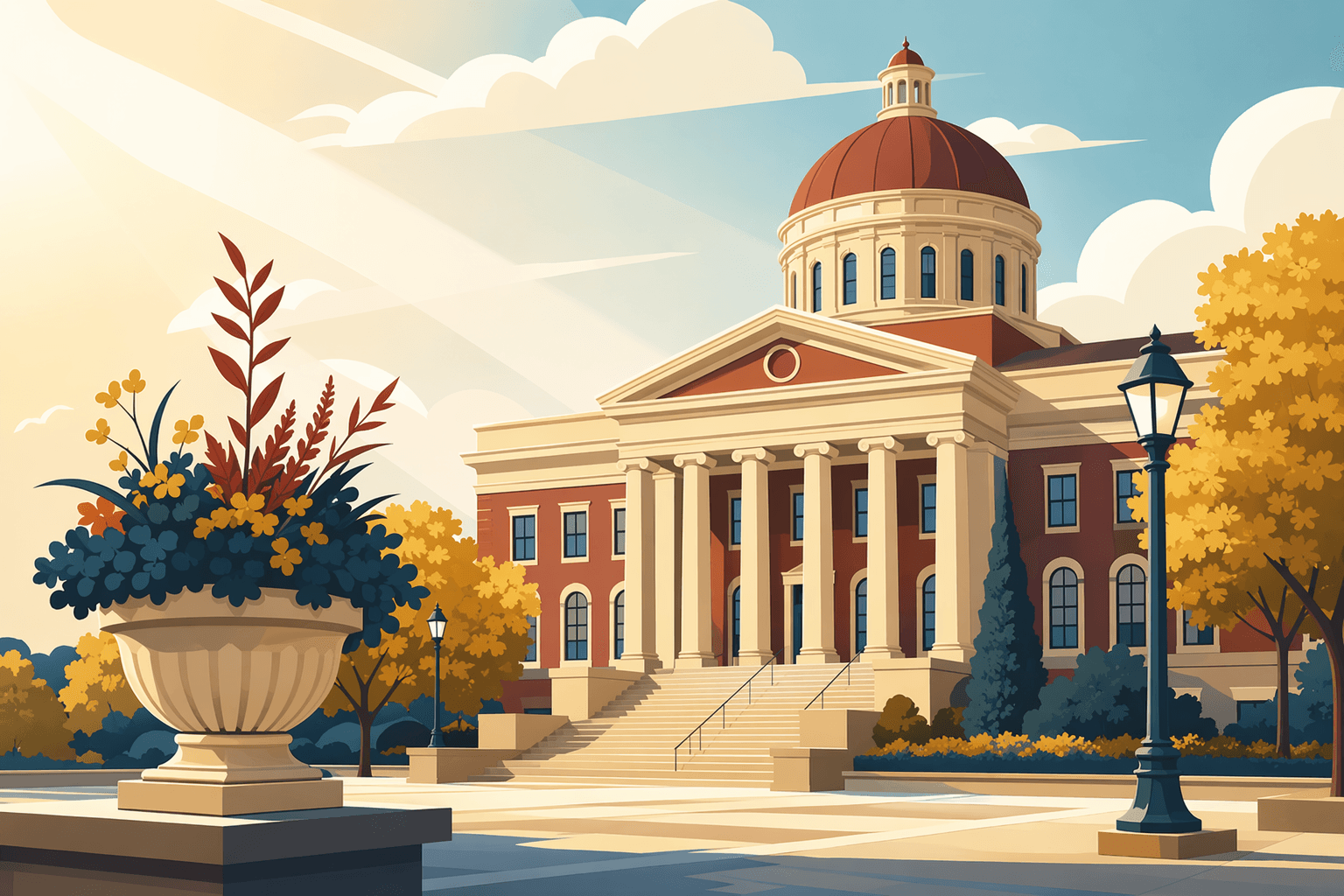 Civic Meditation - illustration, Jake Team LLC
