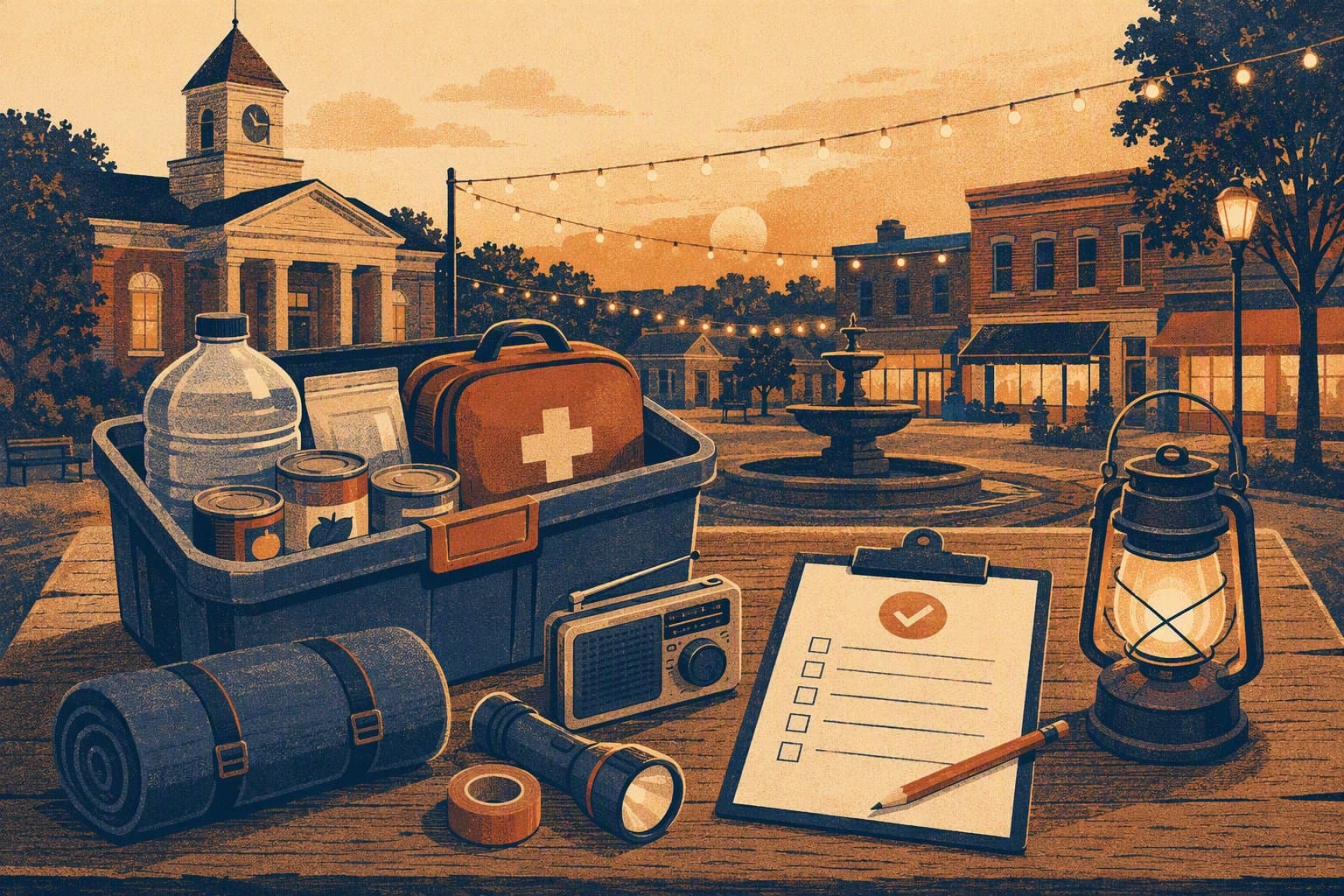 Community Preparedness - illustration, Jake Team LLC