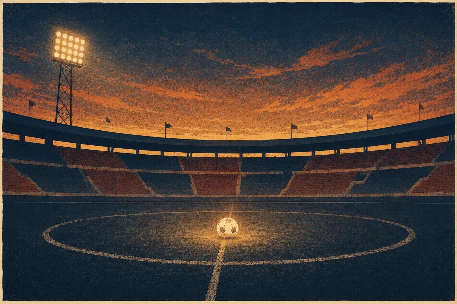 Late Goal Drama - illustration, Jake Team LLC