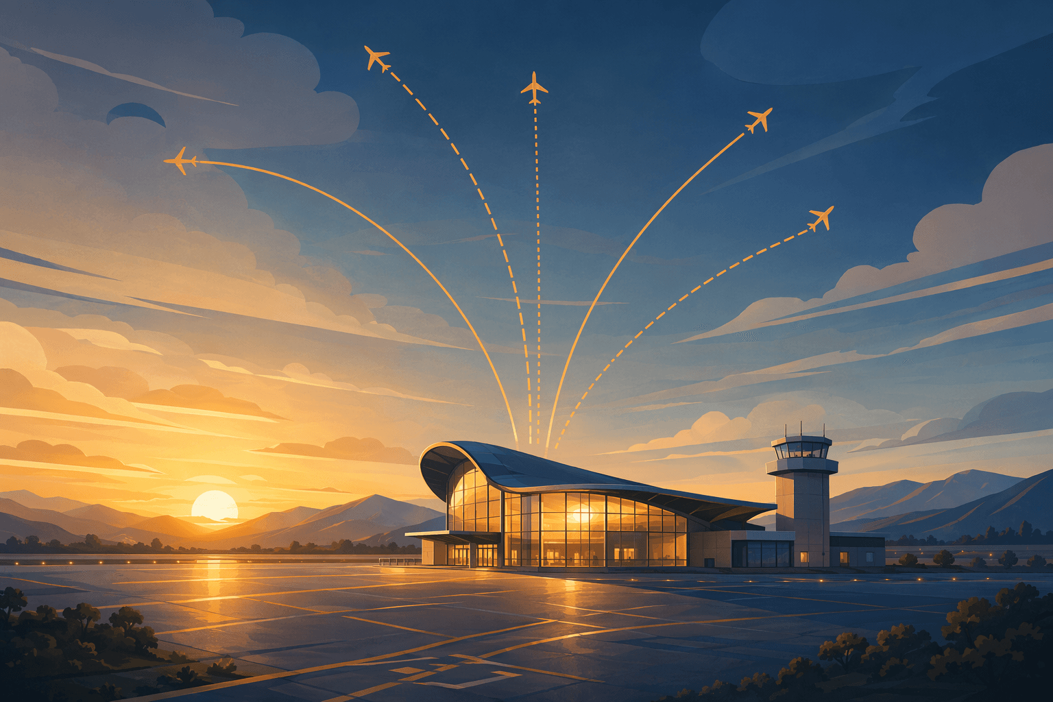 New Routes - illustration, Jake Team LLC