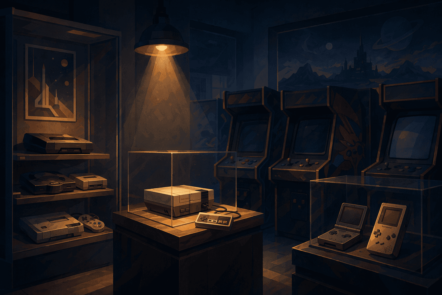 Gaming history - illustration, Jake Team LLC