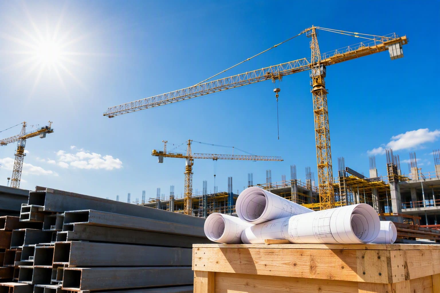 construction site - illustration, Jake Team LLC