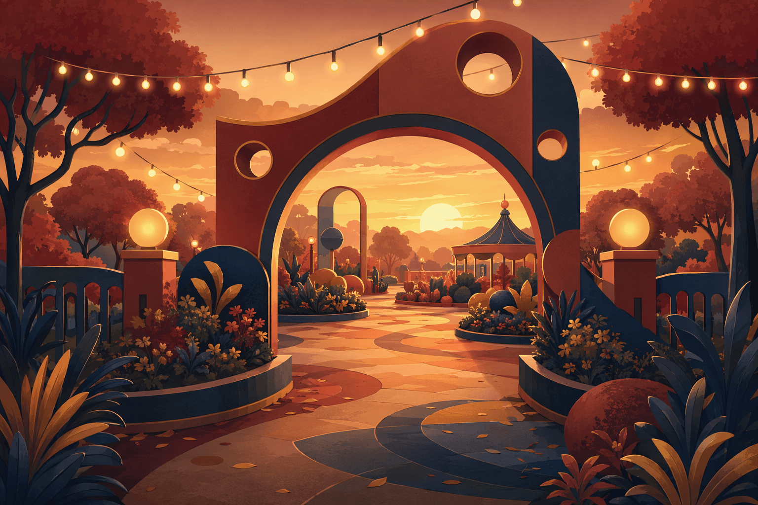 Family Fun Park - illustration, Jake Team LLC