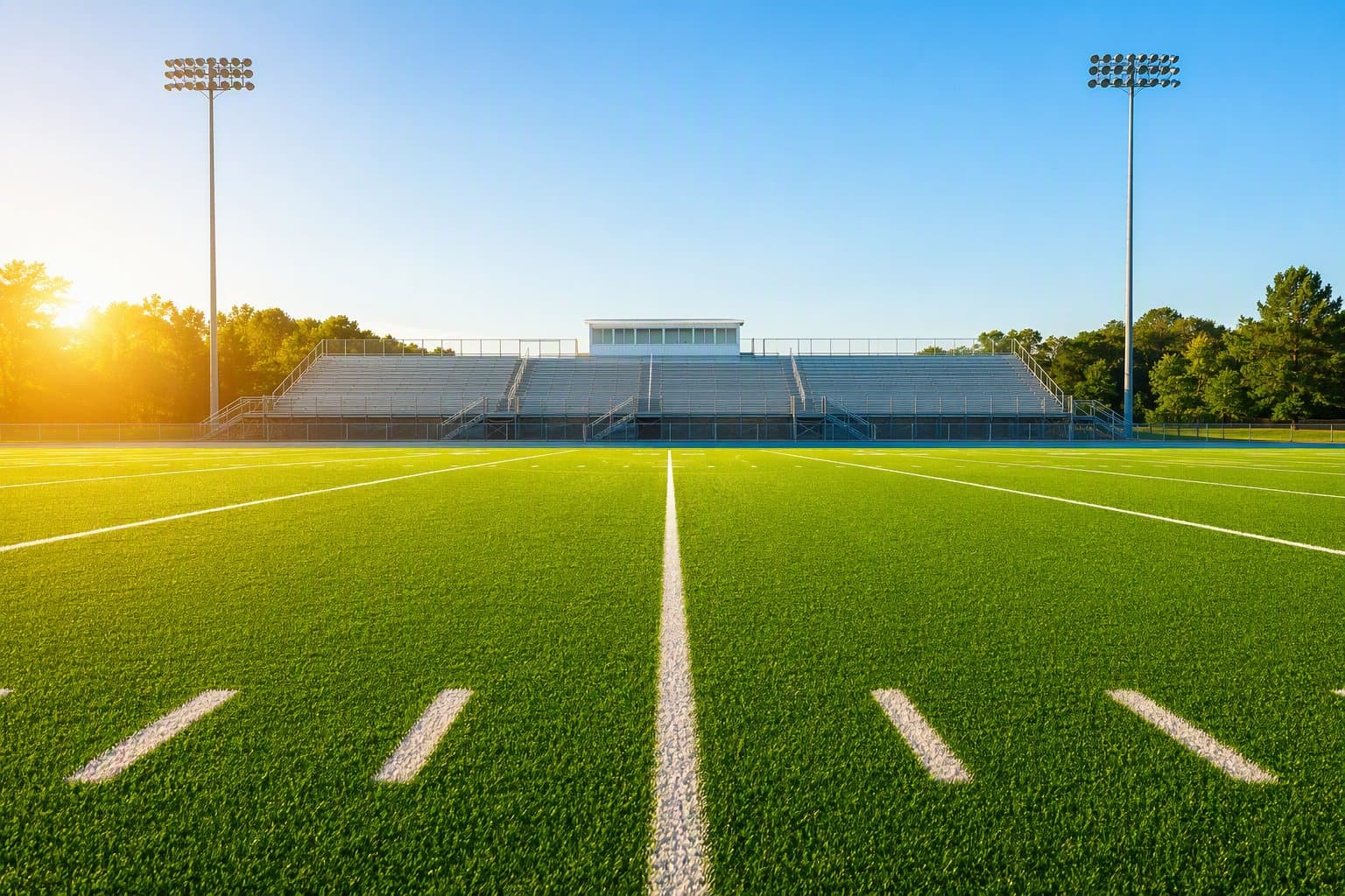 empty football field - illustration, Jake Team LLC