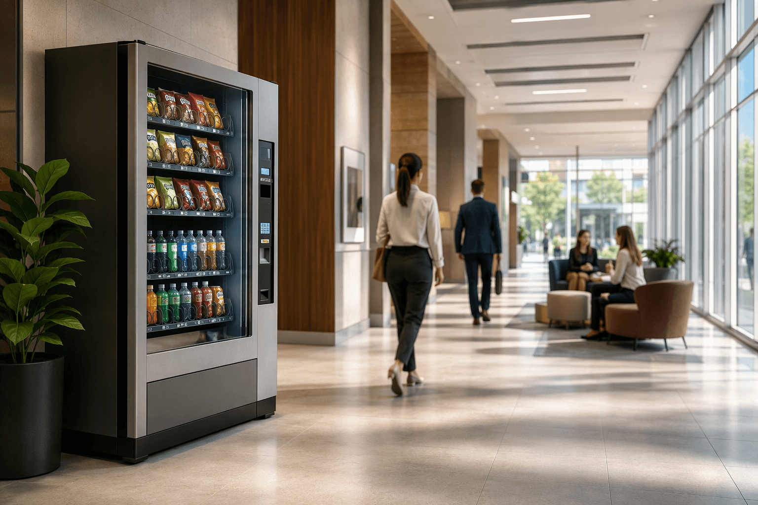 Vending Machine Installation - illustration, Jake Team LLC