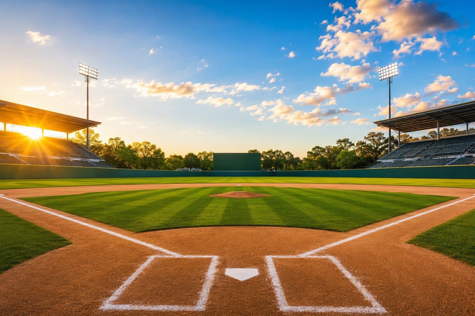 baseball stadium - illustration, Jake Team LLC