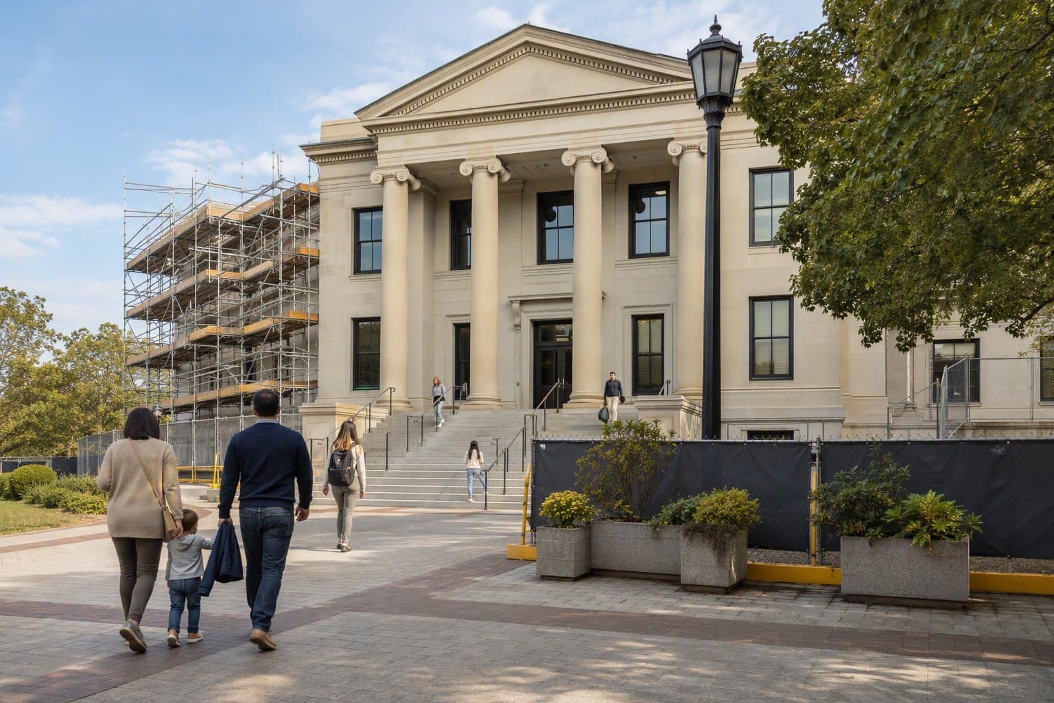 civic infrastructure renovation - illustration, Jake Team LLC