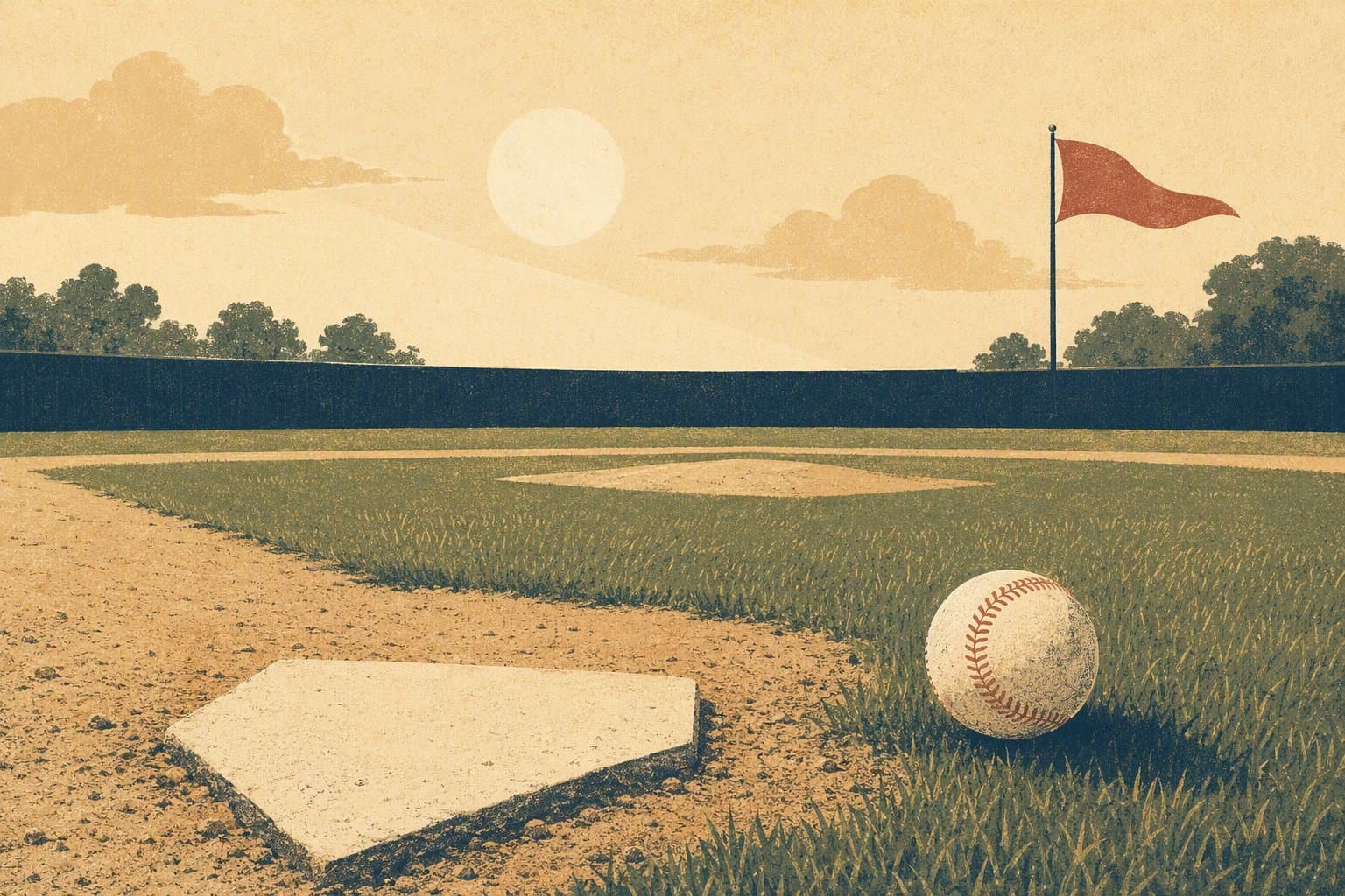 Baseball Victory - illustration, Jake Team LLC