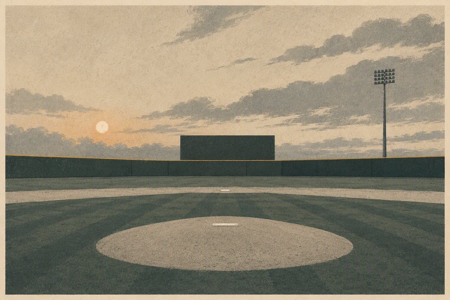 baseball stadium - illustration, Jake Team LLC