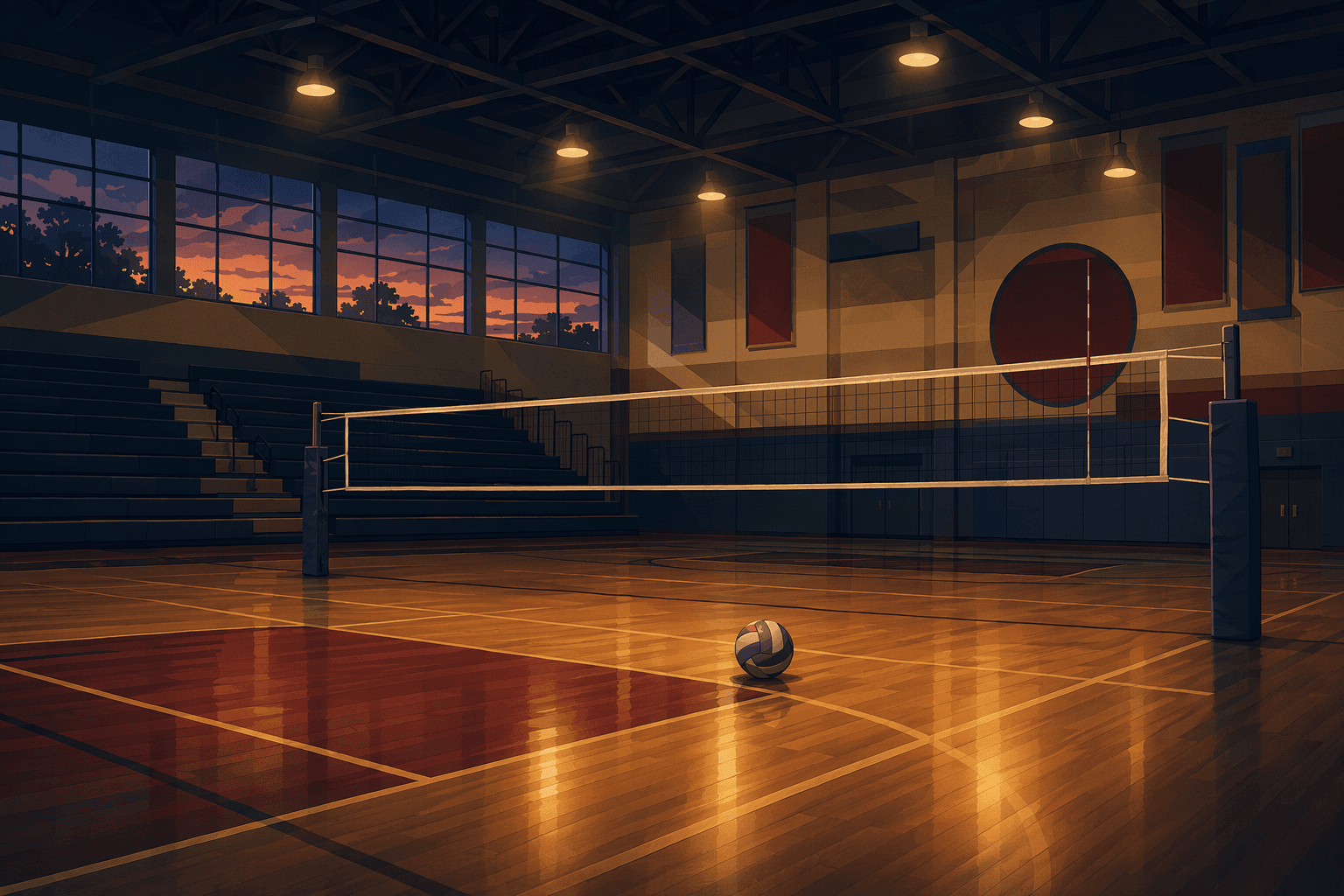 Volleyball Season - illustration, Jake Team LLC