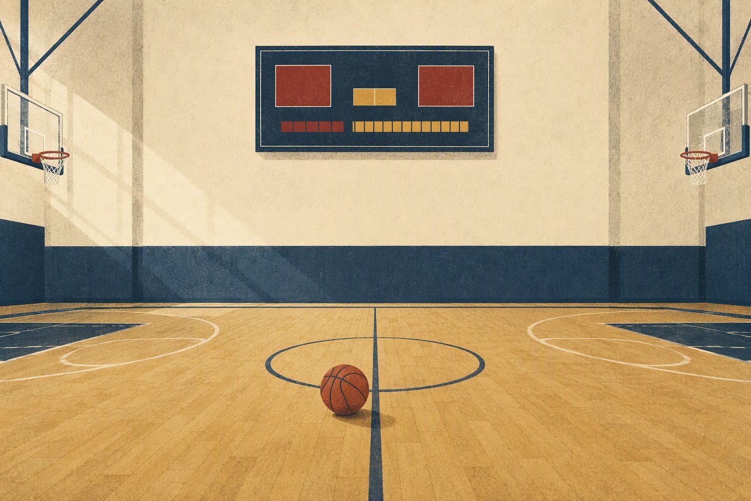 Early Basketball Lead - illustration, Jake Team LLC