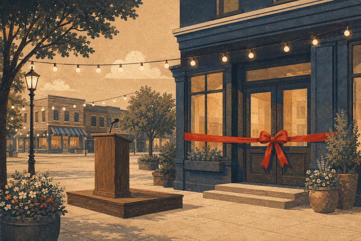 Community Opening - illustration, Jake Team LLC