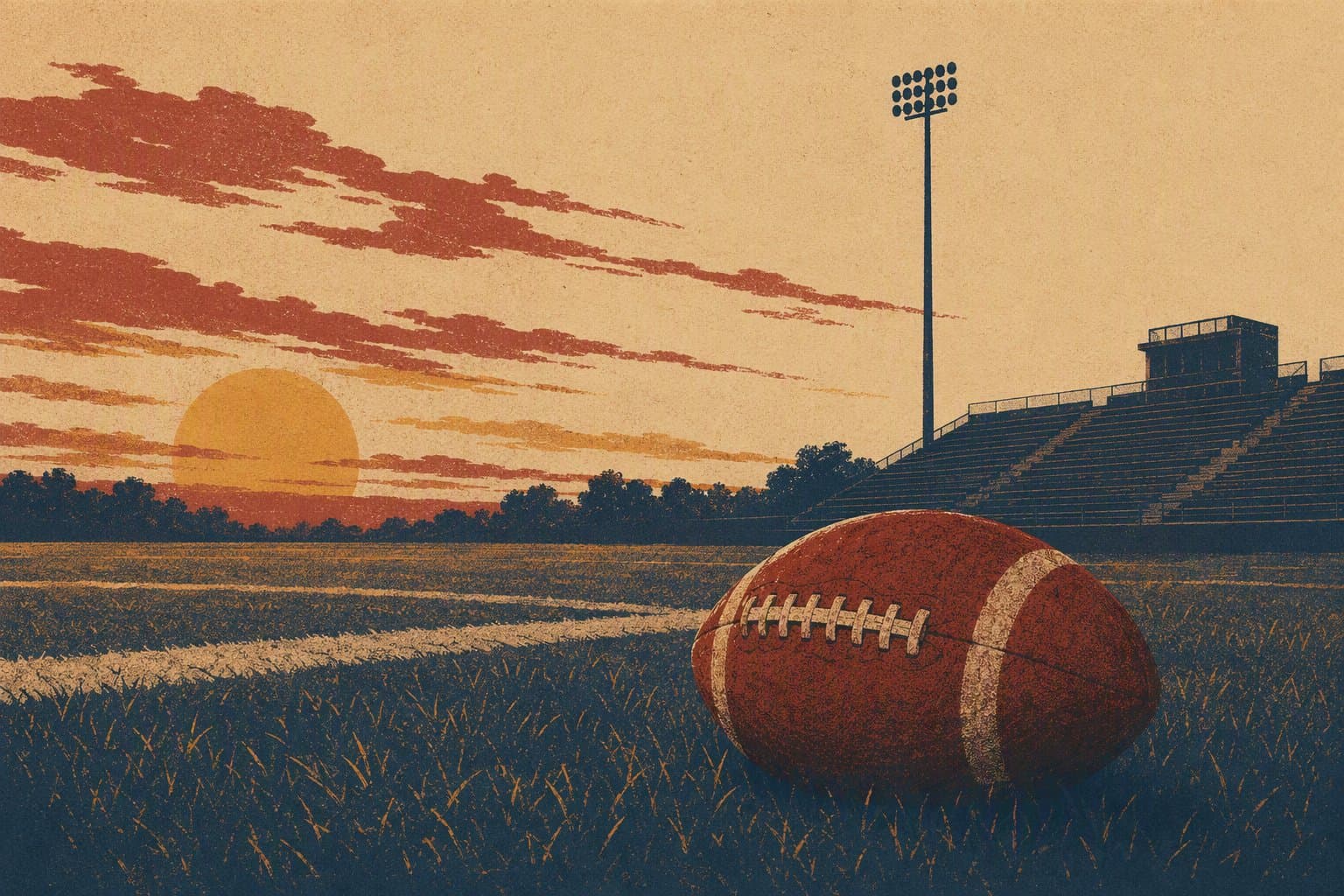 Preseason Football - illustration, Jake Team LLC