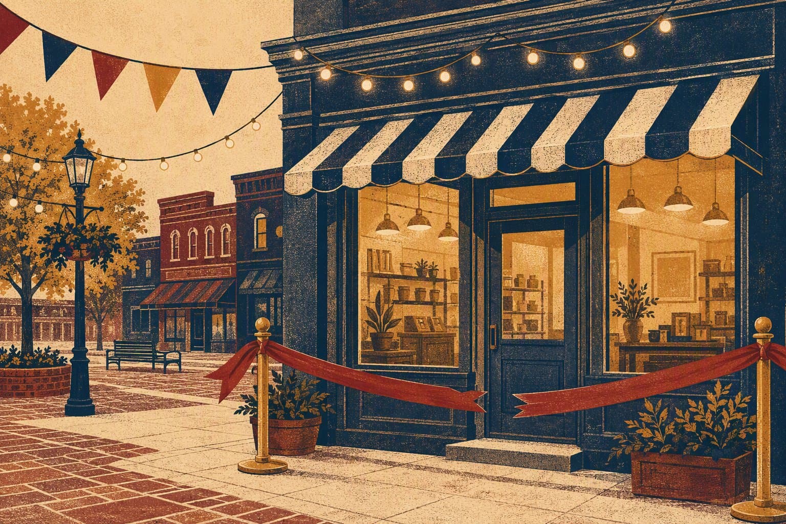 Community Grand Opening - illustration, Jake Team LLC