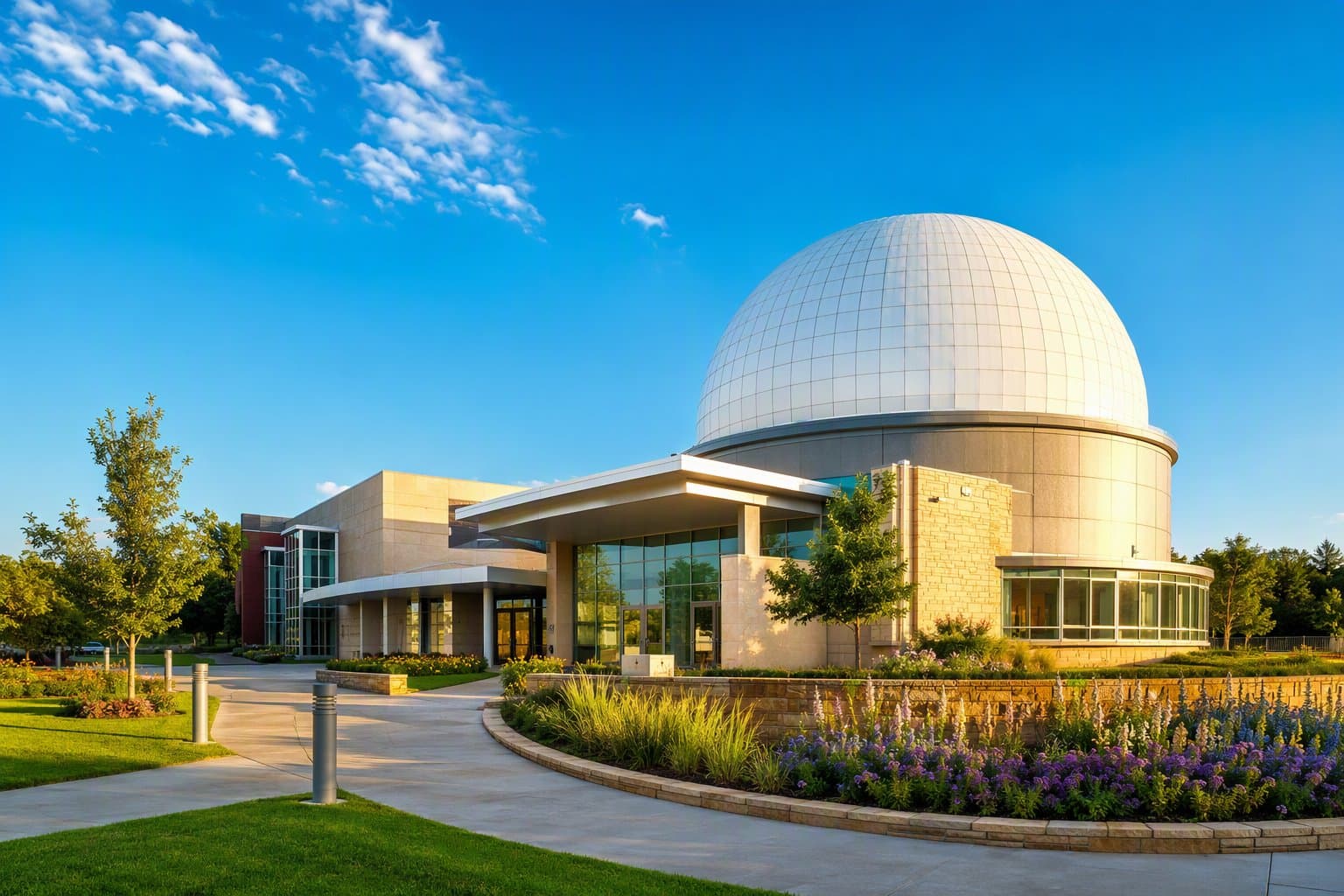 library planetarium dome - illustration, Jake Team LLC
