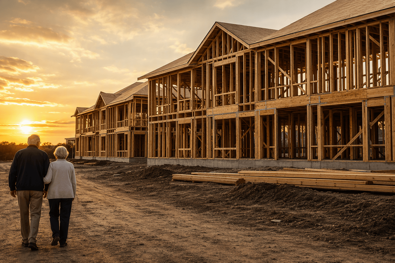 Senior Housing Construction - illustration, Jake Team LLC