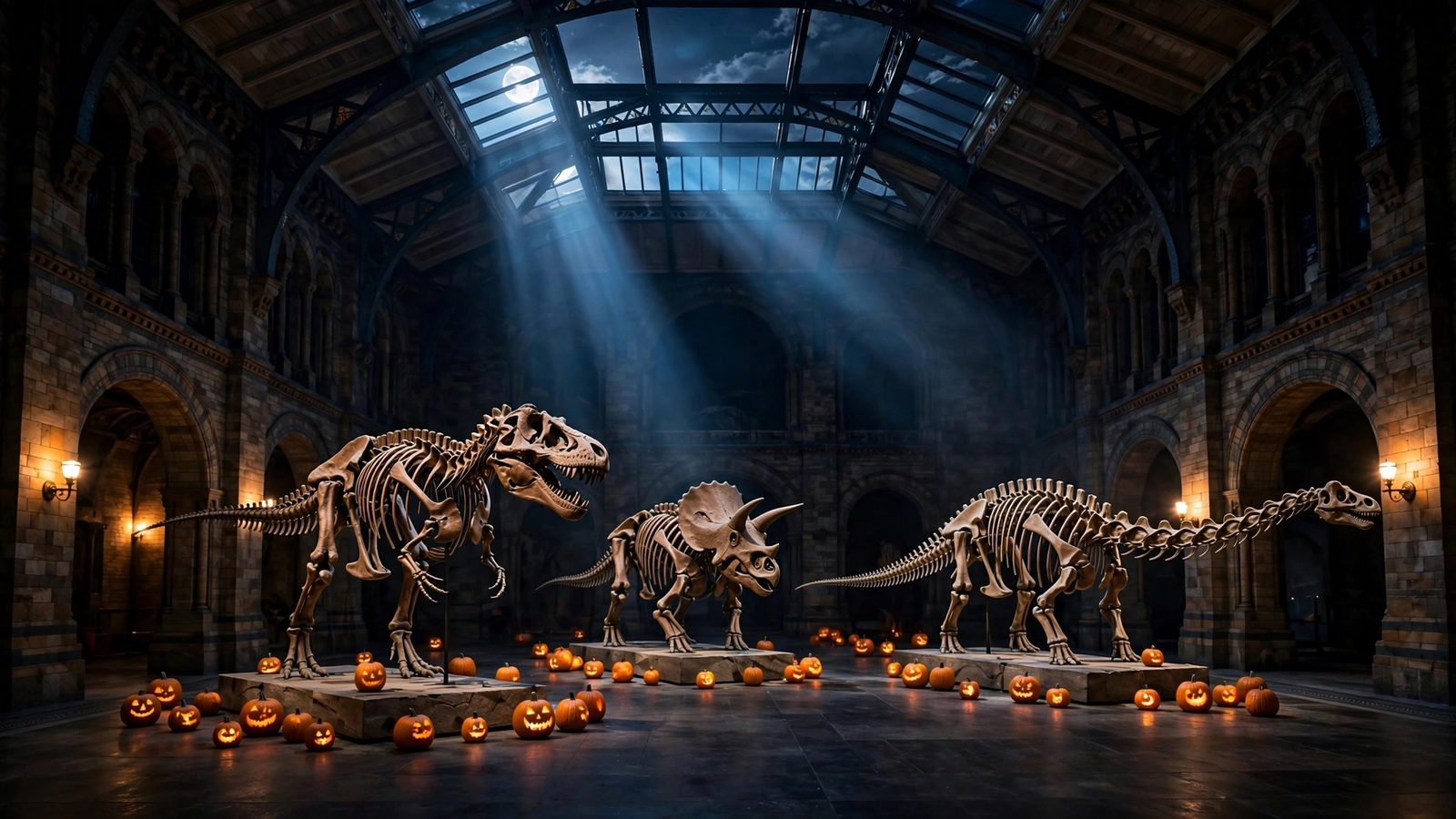 Fright at the Museum — Illustration by Jake Team LLC